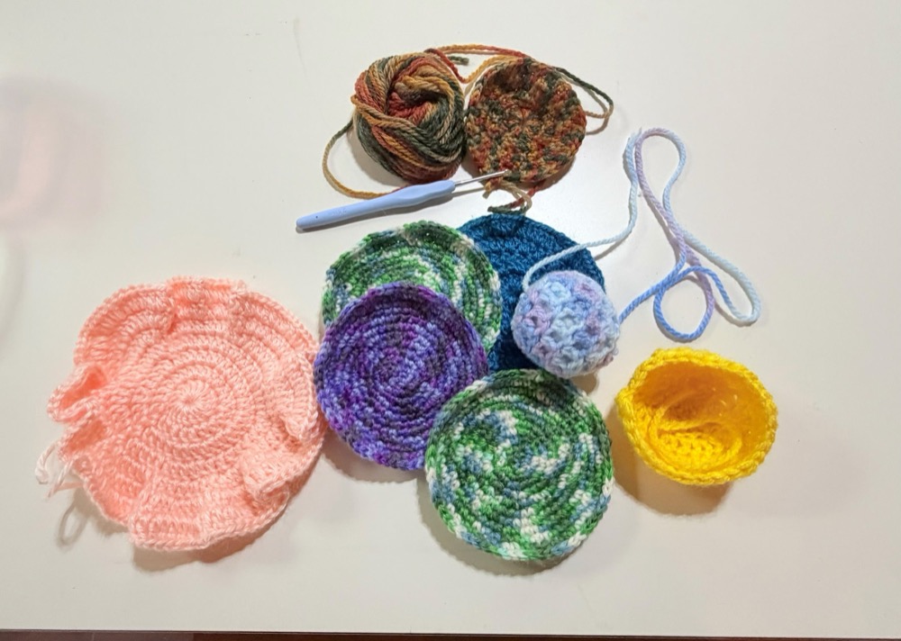 編み物の作品